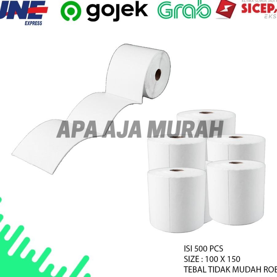 

Label Stier Thermal 100 X 150 Barcode 100X150 Ukuran A6 - 500 Pcs