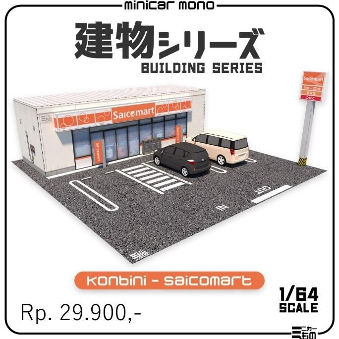 

Diorama Papercraft Konbini -Saicomart-