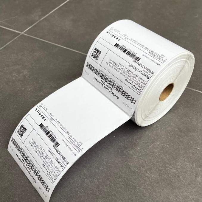 

Label Stier Thermal 100 X 150 Barcode 100X150 Ukuran A6