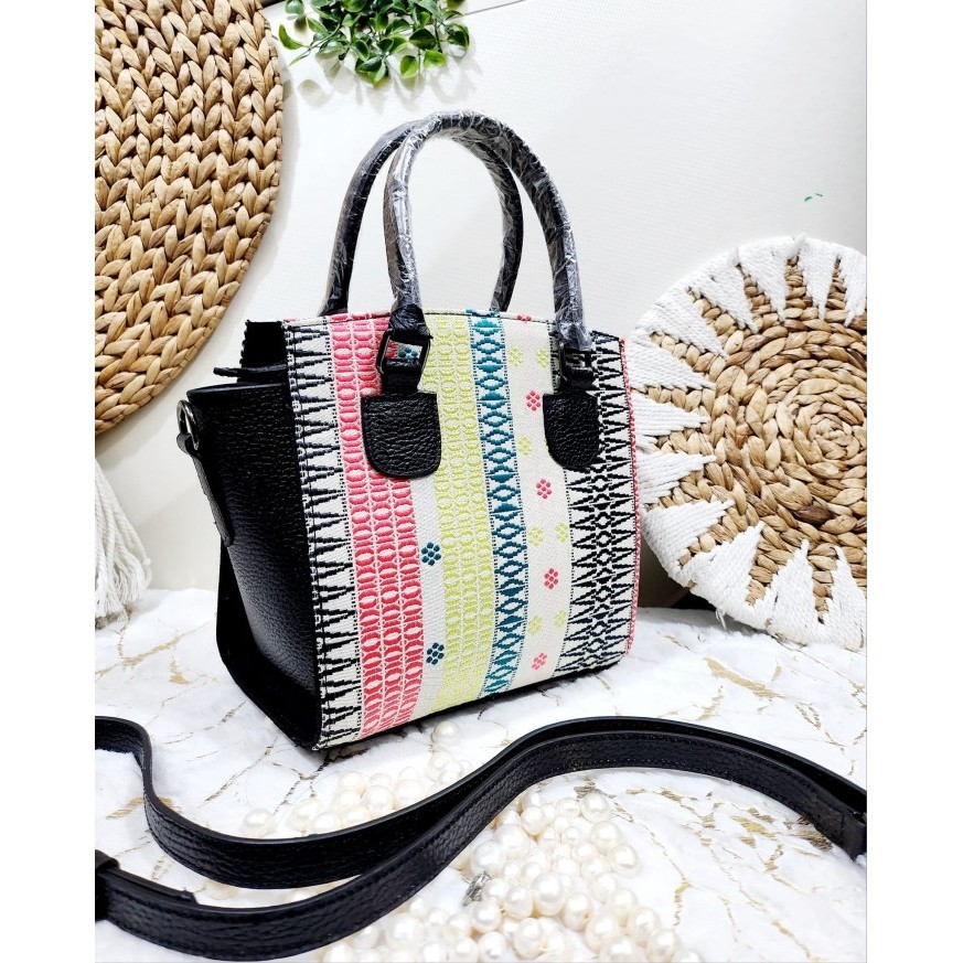 ✅New Tas Mawar 1884 Pucca Kombinasi Kulit Sapi Asli Limited