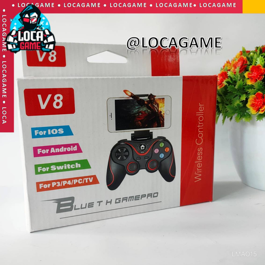 [LIMITED QUALITY] STIK STICK GAMEPAD BLUETOOTH WIRELESS V8 FOR IOS ANDROID SWITCH P3 PS4 PC TV