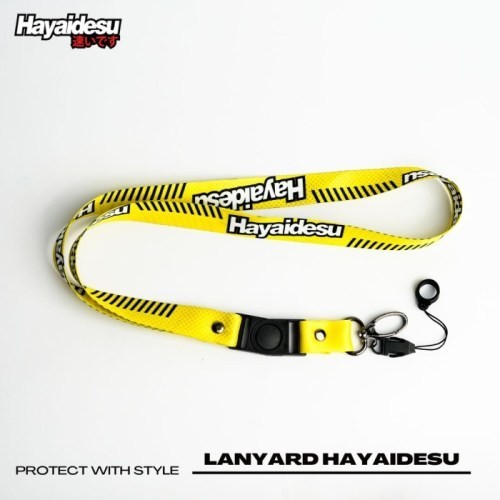 Tali Lanyard Gantungan ID Card Name Tag - Kuning