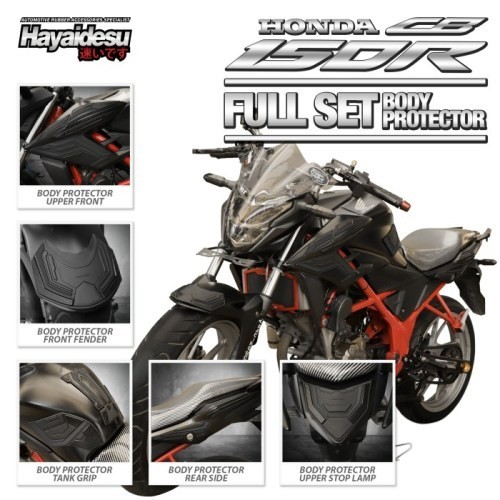 Body Protector CB150R Old Full Set Cover - Hitam