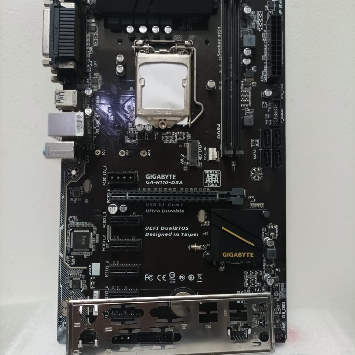 Mobo Gigabyte H110M D3A Lga 1151 Ddr4 Normal Garansi