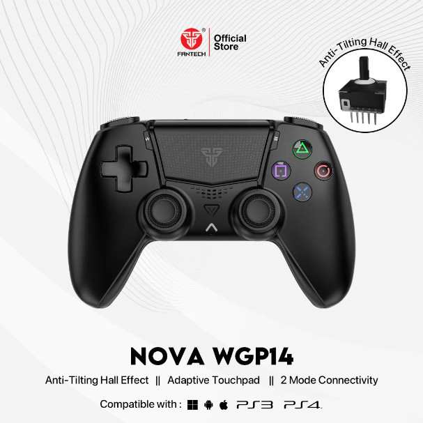 [LIMITED QUALITY] FANTECH WIRELESS GAMEPAD HALL EFFECT NOVA WGP14 BLACK/PINK/WHITE