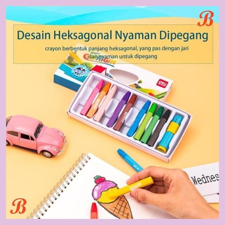 

| KG | DELI CRAYON 12 24 36 COLOURS OIL PASTEL KRAYON DELI MINYAK WARNA