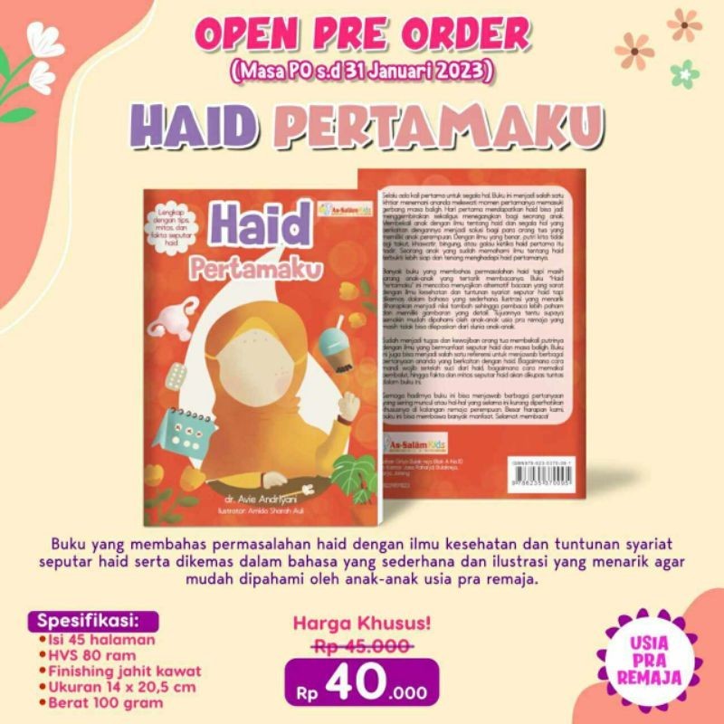 

{Ready} HAID PERTAMAKU