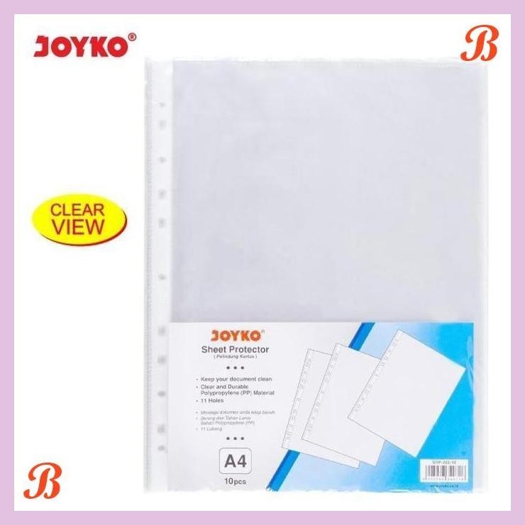 

| KG | JOYKO SHEET PROTECTOR A4 F4 PLASTIK PP POCKET A4 F4 FOLIO [100PACKS]