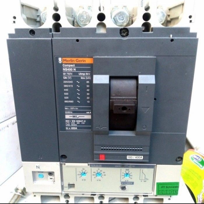 [New] Mccb Merlin Gerin Ns400N 400AN 4P Ns 400A 50Ka Diskon