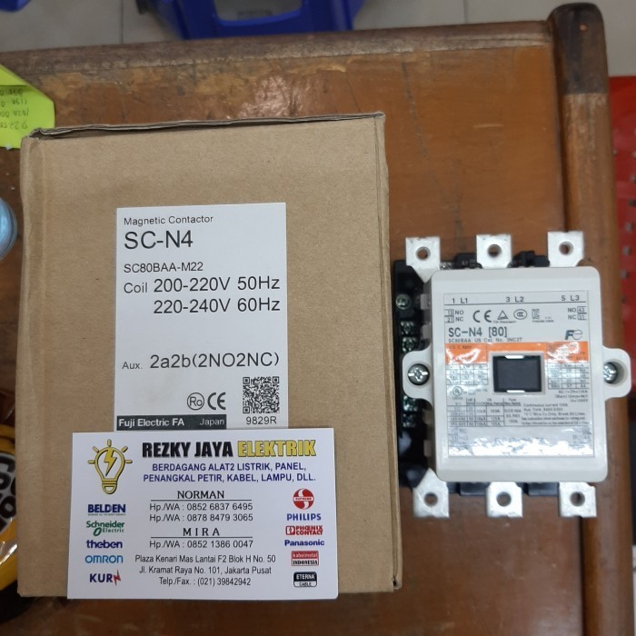 [New Ori] Fuji Scn4 Kontaktor 220V Terbatas