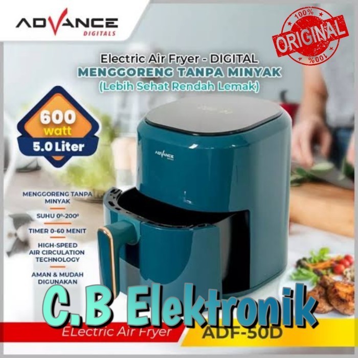 [New] Air Fryer Advance Adf 50D Terbatas