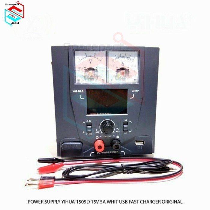 [New Ori] Power Supply Yihua 1505D 15V 5A Whit Usb Fast Charger 70074 Berkualitas