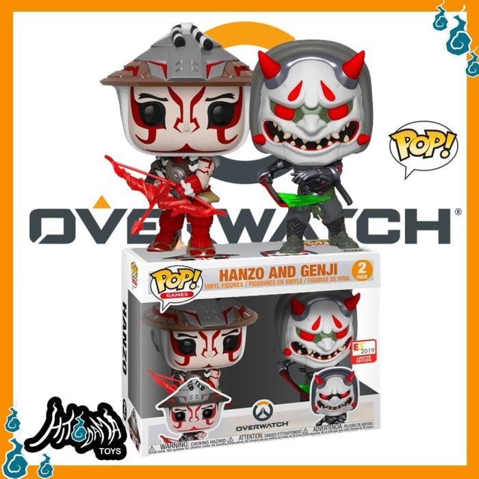 [Ori] Overwatch - Hanzo  Genji E3 2019 2 Pack Funko Pop Figure Games Ps4 Diskon