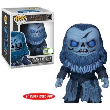 [Ori] Funko Super Sized Pop 6Inch - Game Of Thrones - Giant Wight - Eccc 18 Limited