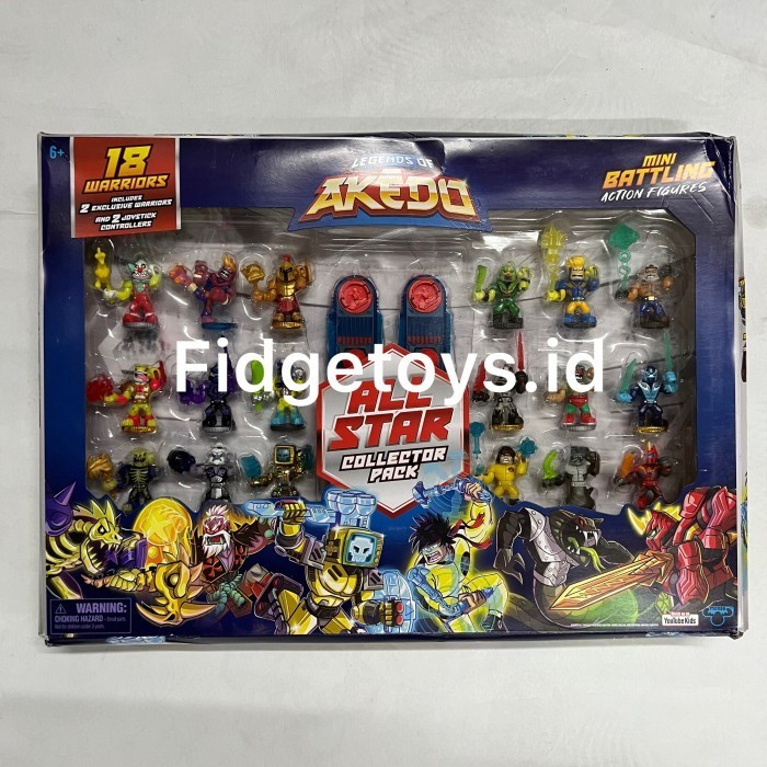 [Ori] Akedo 18 Ultimate Arcade Figures Exclusive All Star Collector Pack Limited