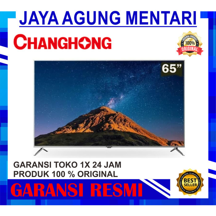 [New] Led Changhong 65Inch Android Tv Bekasi Limited