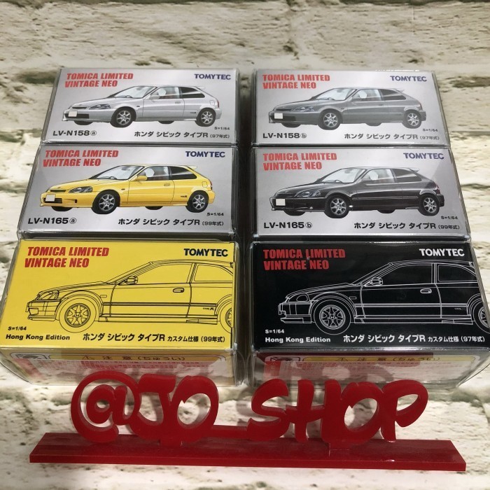 [Original] Tomica Tlvn Limited Honda Civic Type R Set Isi 6 Diskon