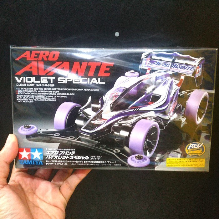 [Original] Tamiya 95062 Aero Avante Violet Special Clear Body Ar Chassis Terbatas