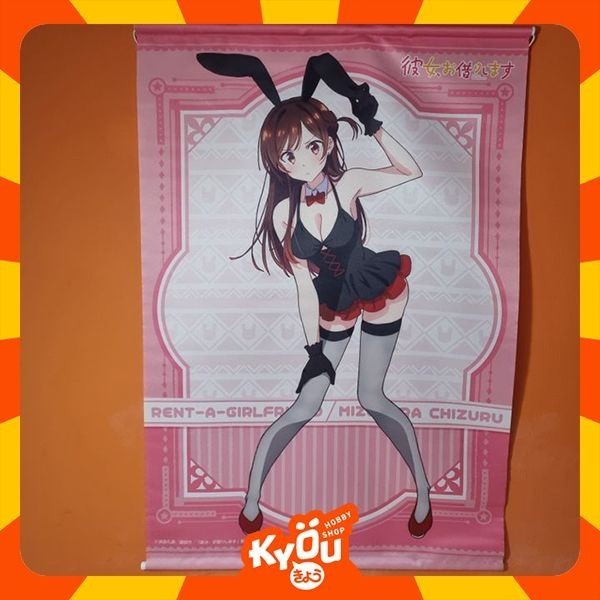 [Ori] Mizuhara Chizuru Bunny Girl Ver. B2 Tapestry - Kanojo Okarishimasu Berkualitas