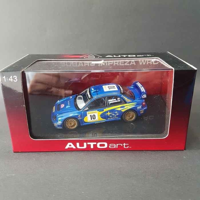 [Original] Subaru Impreza Wrc 2002 #10 T. Makinen 1/43 By Autoart Terbatas