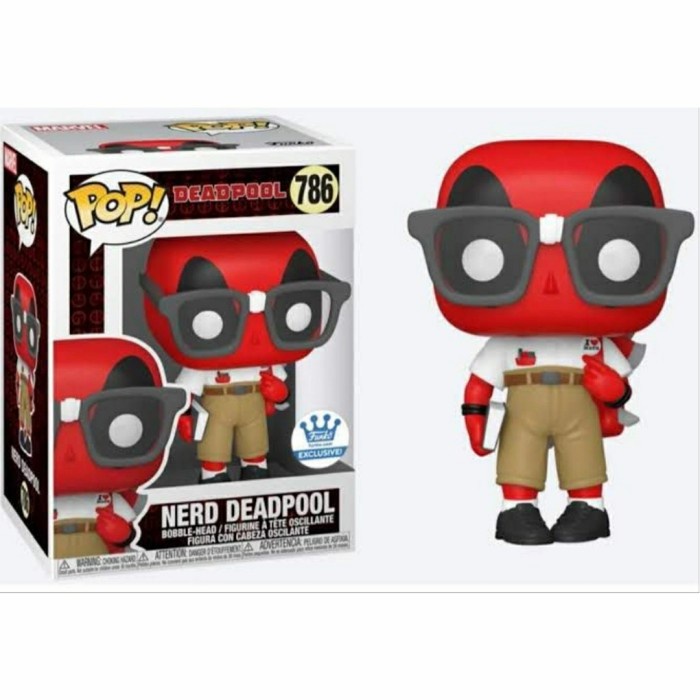 [Ori] Funko Pop Funko Shop: Marvel Deadpool - Nerd Deadpool Diskon