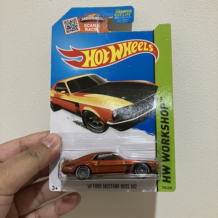 [Original] Hot Wheels 2015 Super Treasure Hunt 69 Ford Mustang Boss 302 Terbatas