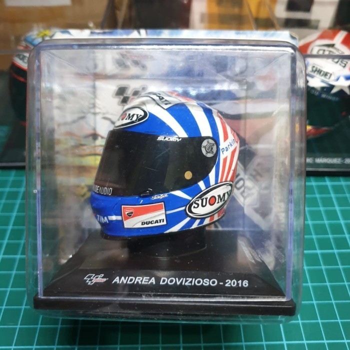 [Original] Diecast Andrea Dovizioso Mini Helmet Motogp Altaya Terbaru