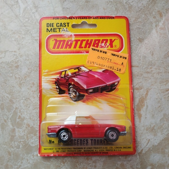 [Original] Matchbox Mercedes 350 Sl Lesney Made In England Antik 1980 Vhtf Murmer Terbaru