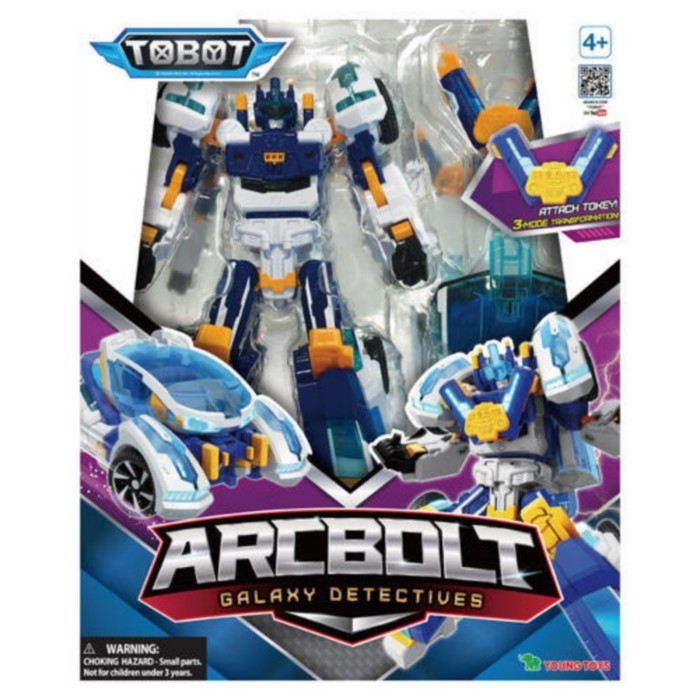 ✅Baru Tobot Galaxy Detectives Arcbolt Transformer Robot Original Youngtoys Limited