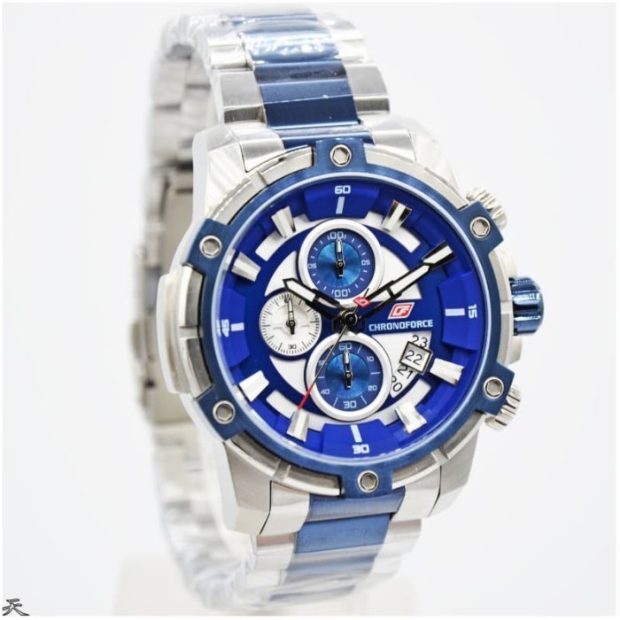 ✅New Jam Tangan Pria Original Chronoforce 5320Msblu Original 100 Limited