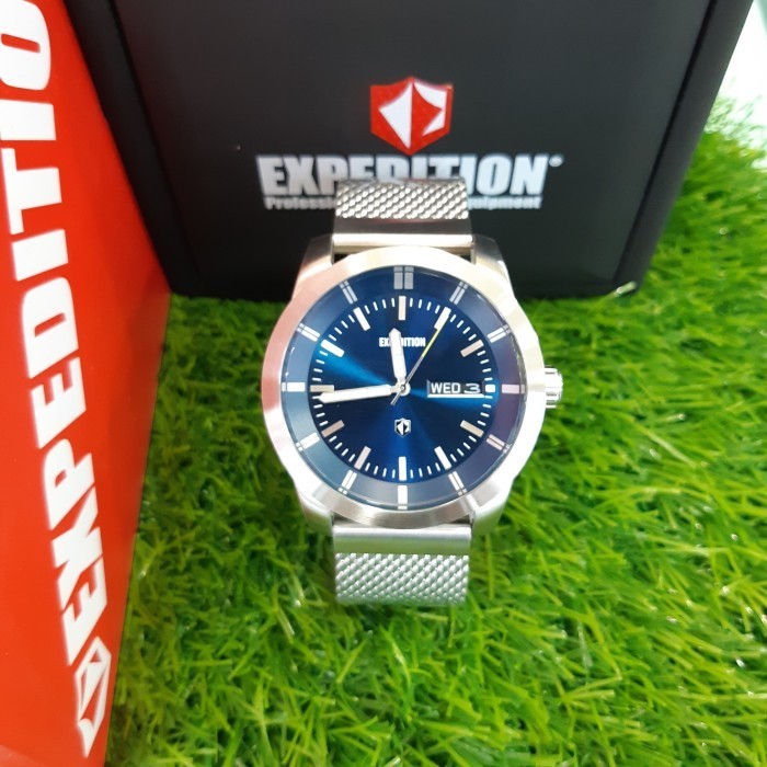 ✅Ready Jam Tangan Pria Expedition E6773M Silver Tosca Diskon