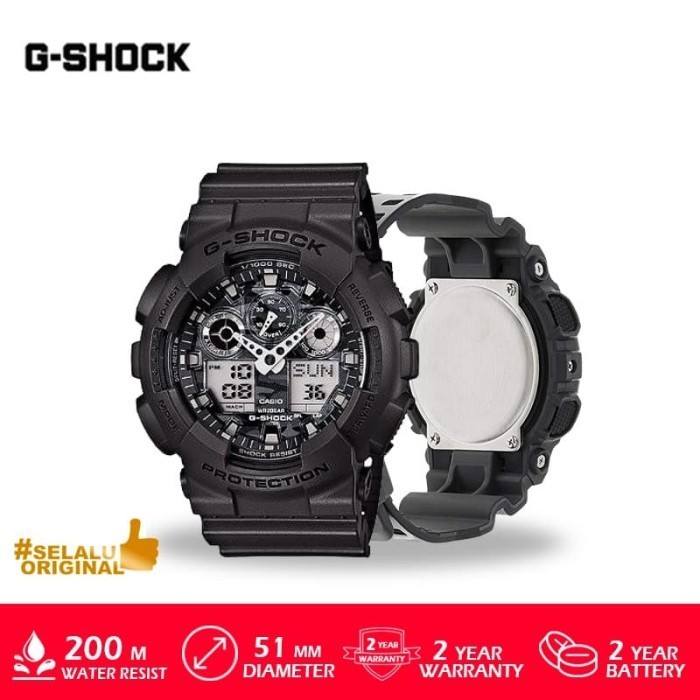 ✅Original Casio G-Shock Ga-100Cf-8Adr / Ga 100Cf 8Adr / Ga100Cf Original Terbatas