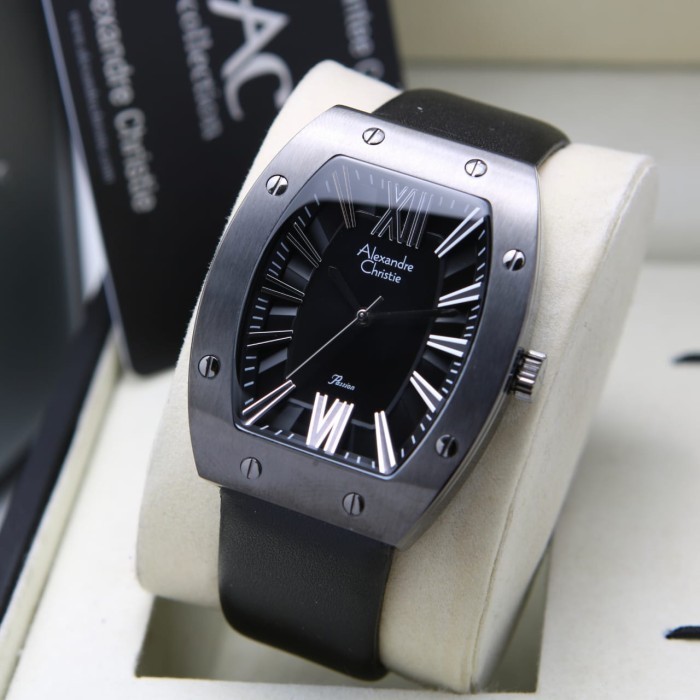 ✅Original Alexandre Christie Pria Ac8650 / Ac 8650 Full Black Original Terbaru