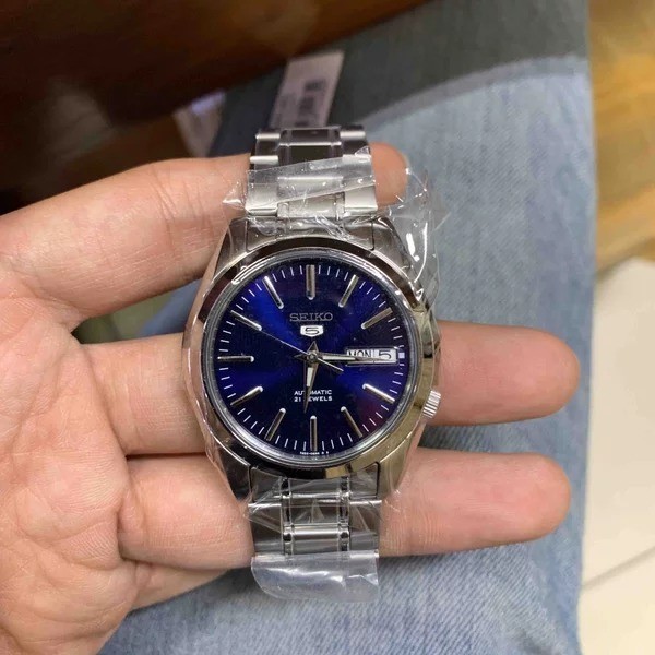 ✅Original Jam Tangan Pria Seiko 5 Snkl43K1 Automatic Blue Sunray Original Limited