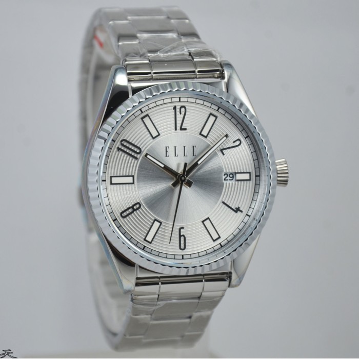 ✅Ready Elle El20328B02M - Jam Tangan Pria Original - Silver Berkualitas