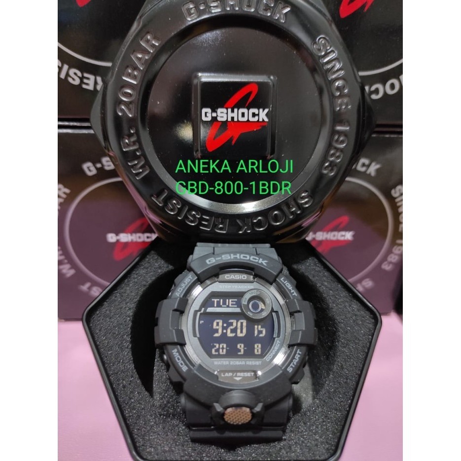 ✅Original Casio G-Shock Gbd-800-1Bdr - Jam Tangan Pria - Hitam Original Limited