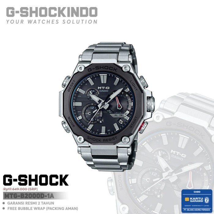 ✅Sale Casio G-Shock Mtg-B2000D-1A / Mtg-B2000D-1Adr Original Diskon