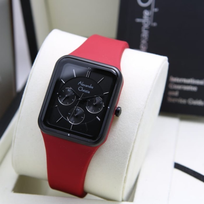 ✅Termurah Alexandre Christie Wanita Ac2744 / Ac 2744 Black Red Original Terbatas