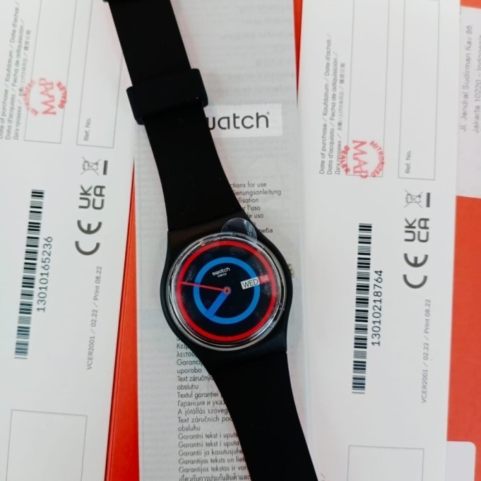✅Ready Jam Tangan Pria Swatch So28B706 Circling Black Terbaru Original Limited