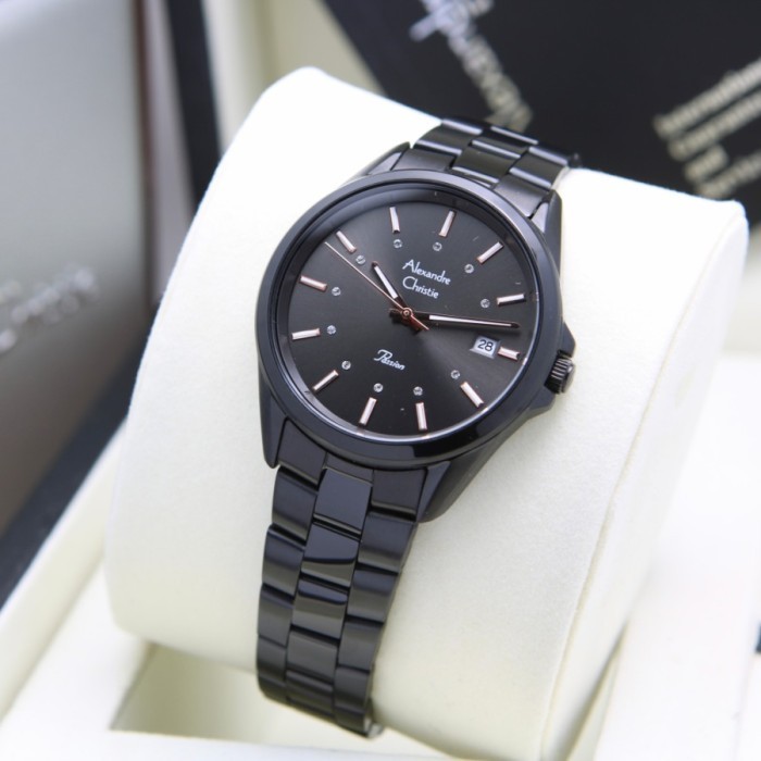 ✅Termurah Jam Tangan Wanita Alexandre Christie Ac 2836 Ac2836 Black Original Terbatas