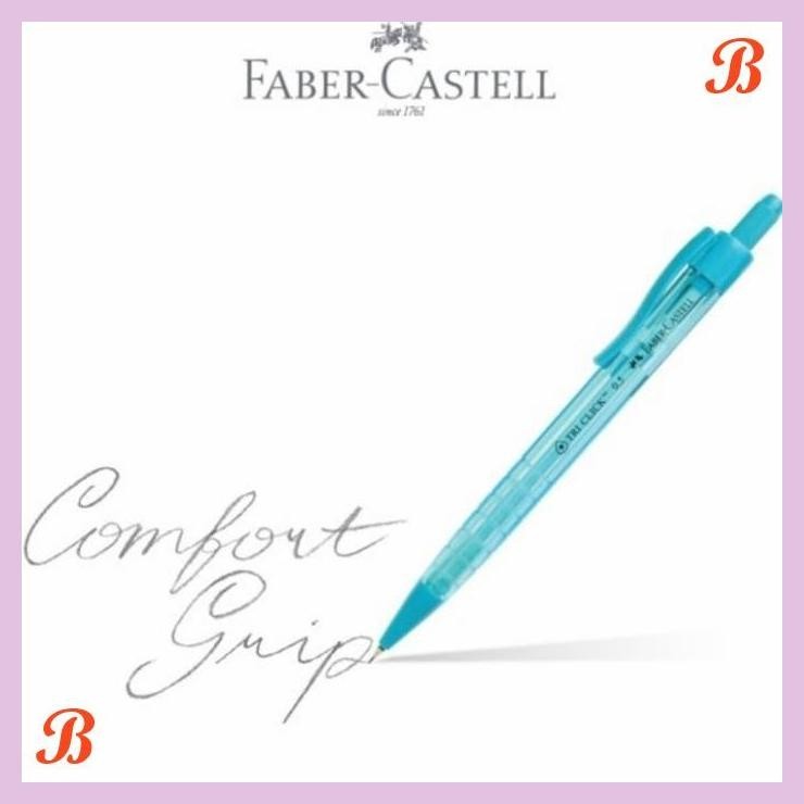 

| KG | FABER CASTELL MECHANICAL PENCIL TRI CLICK 0.5MM PENSIL MEKANIK FABER