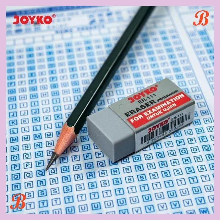 

| KG | PENGHAPUS JOYKO KECIL BESAR BERSIH PUTIH HITAM PENSIL PENCIL ERASER