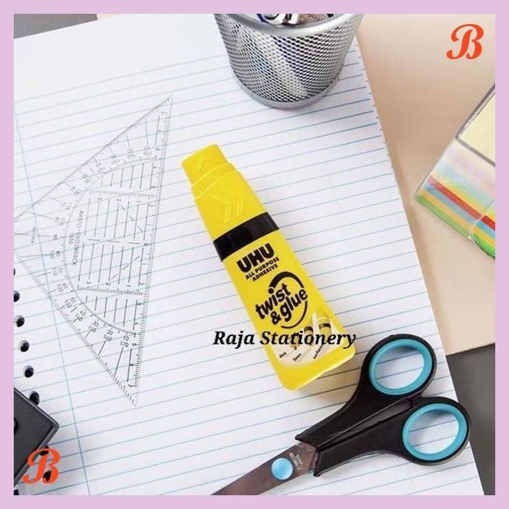 

| KG | UHU TWIST & GLUE TRANSPARENT 35ML 90ML LEM UHU CAIR BENING SERBAGUNA
