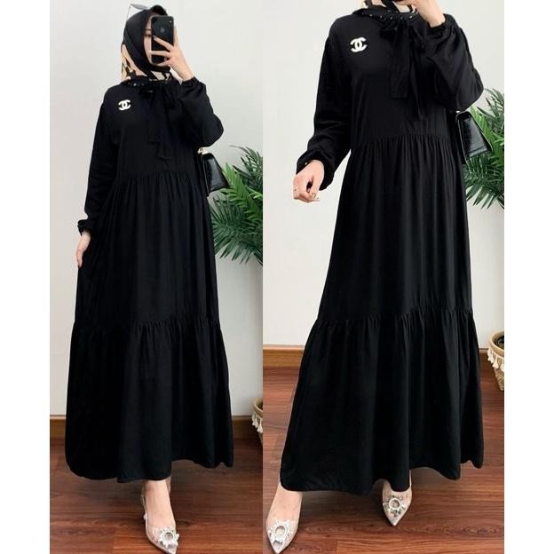 Gamis Hera Midi Dress Wanita Bigsale
