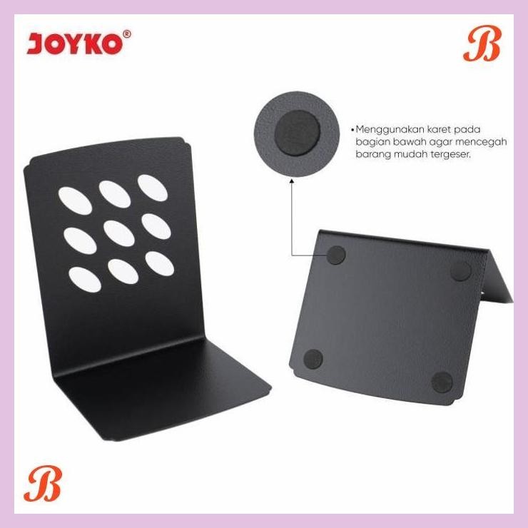 

| KG | JOYKO BOOK END BESI PENYANGGA SANDARAN PENAHAN PEMBATAS BUKU RAK