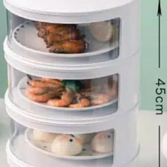 Multi Layer Food Cover 4 Susun Rak Penutup Makanan Food Storagr 4Susun Kualitas Premium