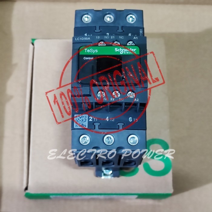 [New Ori] Lc1D50Ad7 Schneider Tesys Contactor 42V Ac 80A Ampere Limited