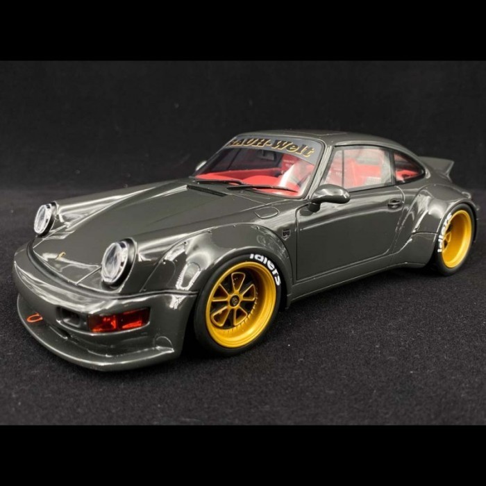 [Original] 1/18 Gt Spirit Porsche Rwb Bodykit Bourgogne Diecast Miniatur Not 991 Berkualitas