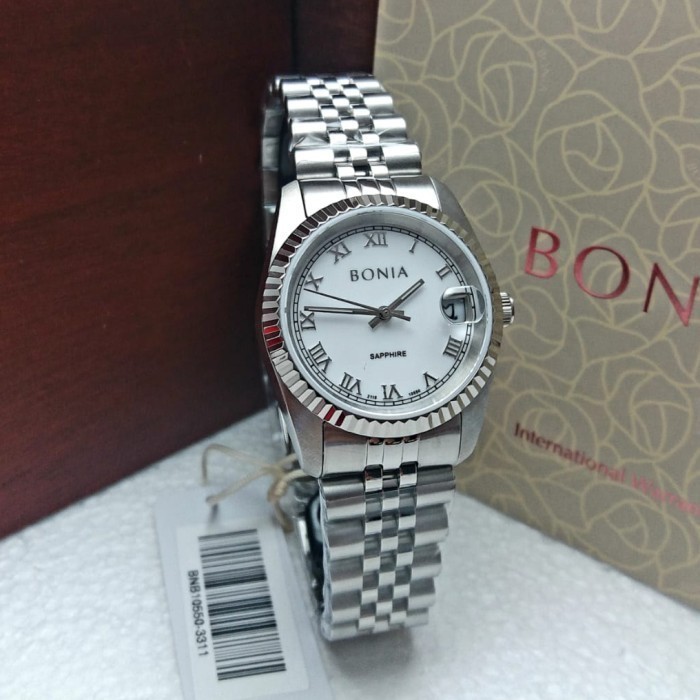 ✨Baru Jam Tangan Wanita Bonia Bnb10550-3311 Sapphire Silver Terbaru Origina Diskon