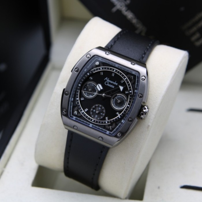 ✨Baru Alexandre Christie Ac 6411 Full Black Ac6411 Wanita Original Terbatas